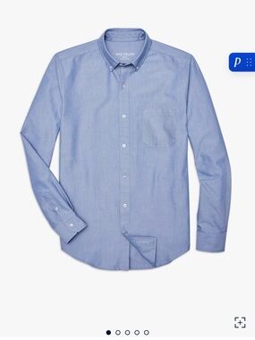 Mack Weldon Light Blue Packaged Button-Down Shirt